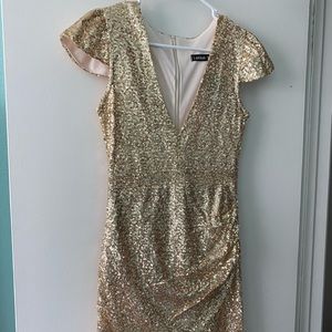 Gold Sequined Dress- NWT